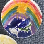 Celebrar a Primavera, com tintas e giz cerâmicos